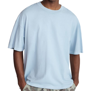 T-shirt surdimensionné personnalisé en coton respirant, T-shirt tendance, marque privée, OEM, ODM, fabricant de vêtements en gros, T-shirts surdimensionnés - Product Image 1