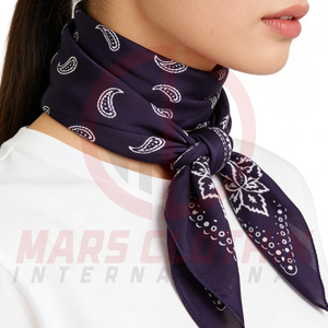 Wholesale Custom Women's Solid Bandanas In-Stock New Design Headwear Headband Multifunction <b>Square</b> <b>Scarf</b> for Girls - Product Image 4