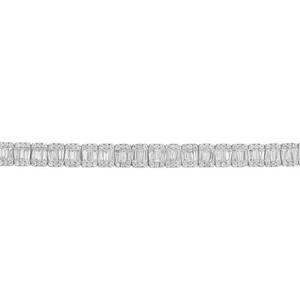Bracelet tennis élégant en moissanite style diamant, taille brillant rond, bijoux hip-hop dorés pour cadeau et mode quotidienne - Product Image 2