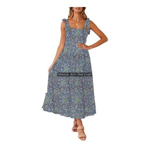 Tunique Kurti en coton imprimée à la main, vêtements ethniques d'Inde et du Pakistan, vêtements ethniques respirants, tunique à bretelles spaghetti - Product Image 4