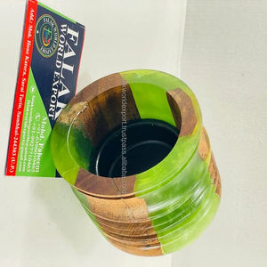 Mubkhar Natural mango Wood Resin Bakhoor Burner Bakhoor Burner Wood for Wedding <b>Gift</b> Incense Burner for <b>Eid</b> Ramadan - Product Image 3