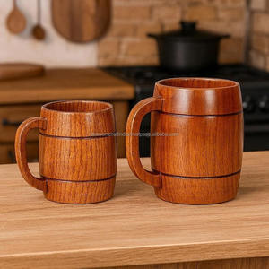 Solid Wood Coffee <b>Mug</b> Premium Quality Export Product From India Durable Handcrafted Design Drink Ware Item - Product Image 5