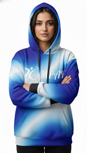 Sudadera con Capucha Extra Grande de Alta Gama, Unisex, Bordada, con Estampado Completo, para Colecciones de Ropa Urbana Premium - Product Image 3