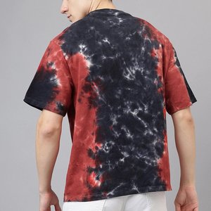 Camisetas de Cuello Redondo para Hombre, al por Mayor, con Logotipo Personalizado, Tie Dye, de Alta Calidad, 100% Algodón Poliéster, Transpirables, Estilo Urbano, Artículos de Alta Rotación - Product Image 2