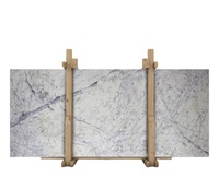 Dalle de marbre naturel Breccia Capraia marbre blanc violet panneau mural salle de bain vanité haut escalier revêtement mural en pierre comptoir