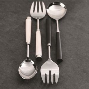 Meilleures ventes : Ensemble de cuillères à salade en acier inoxydable avec manche en résine, plaqué or PVD, ustensiles de cuisine, vaisselle, couverts - Product Image 3