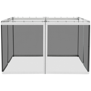 Rete di Ricambio per Giardino 10x12 con Cerniere e Pareti Laterali in Rete per Gazebo e Tende da Patio - Product Image 5