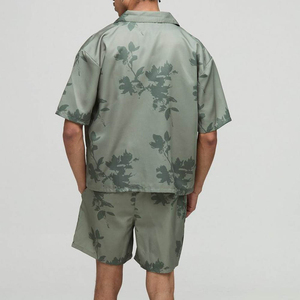 Nouveaux ensembles courts 2026 pour l'été : Vêtements tendance pour hommes – Fournisseur d'usine – Ensemble respirant t-shirt et short pour homme - Product Image 2