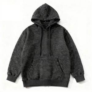 Custom <b>Plain</b> Blanks Oversized Heavyweight 420 Gsm 100% Cotton French Terry Winter <b>Hoodie</b> High Quality Anti-wrinkle - Product Image 1