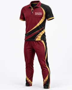<b>Men's</b> Teal <b>Black</b> Color Block <b>Polo</b> <b>Shirt</b> and Pants Set Breathable Sublimation Sports Jersey - Product Image 3
