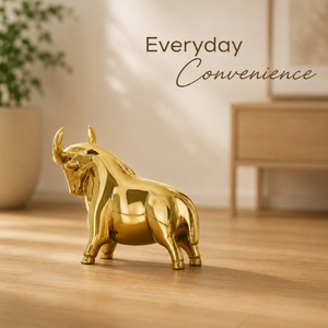 Luxury Bull Brass <b>Door</b> Stopper Heavy Duty Decorative Floor <b>Standing</b> <b>Door</b> Holder Home Office Hotel Hardware Accent Decor Gold - Product Image 2