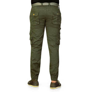 Mens Cargo <b>Jogger</b> Pants 100% Cotton <b>Slim</b> Long Custom XXS Fly Customized Plain Pockets Fashionable Design Men's Casual China - Product Image 3