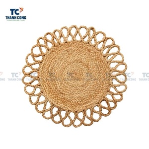 Manteles Individuales Redondos de Mimbre Tejido a Mano de Pasto Marino de Vietnam, Manteles Individuales de Mimbre Tejido, Manteles Individuales de Mimbre para Mesa de Cocina - Product Image 2