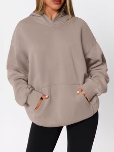 Sudaderas con capucha cortavientos transpirables para mujer, estilo oversize, antiencogimiento, ajuste holgado, diseños OEM, doble capa para mujer - Product Image 3