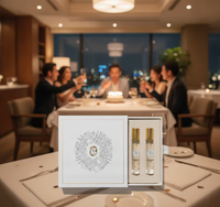 Set de 2 brumas corporales de 10 ml, tamaño viaje, caja de regalo con ingredientes naturales, venta al por mayor OEM