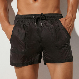 Meilleurs shorts de yoga chauds pour hommes, taille haute, compression, extensibles, respirants, écologiques, anti-UV, en nylon, pour fitness, gym, entraînement, décontractés, à motifs - Product Image 5