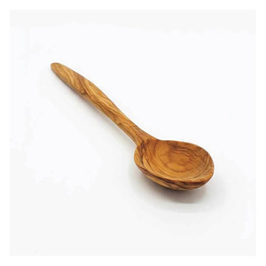 Handcrafted Olive Wood <b>Spoon</b> with Smooth Polished Surface Sustainable and Heat Resistant for Home Kitchen Cooking <b>Table</b> Serving - Product Image 6