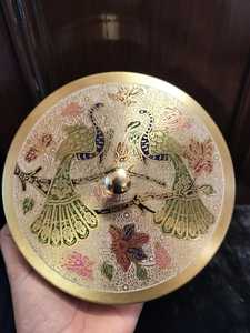 Handmade Brass Spice <b>Storage</b> <b>Box</b> Multi Compartment Masala Organizer - Product Image 4