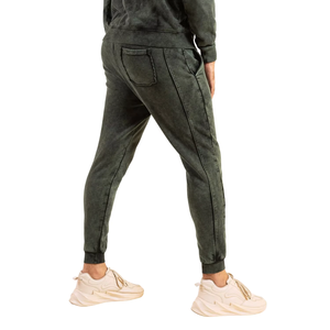 Wholesale Mangoes Fashion Men's 100% Cotton Streetwear Tracksuit Acid Wash 3D Embroidery Logo Soft Cotton Fabric Breathable - Product Image 3