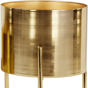 Metal Indoor Outdoor <b>Planter</b> <b>Large</b> <b>Planter</b> Pot with Removable Stand, Set of 3 <b>Planters</b> - Product Image 5