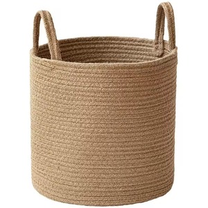 High Quality Jute <b>Basket</b> – Durable Eco Friendly <b>Storage</b> <b>Basket</b> for Home, Office and Retail Use - Product Image 1