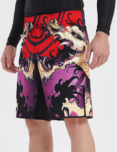 Shorts MMA personnalisés avec logo OEM, légers, pour l'entraînement, vêtements de sport, taille élastique, pour la gym et le fitness. - Product Image 5