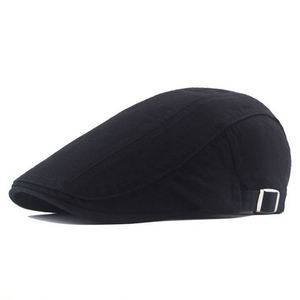 Gorra Plana Estilo Newsboy Vintage Ajustable 100% Algodón Casual Unisex Primavera Otoño Gatsby Ivy - Product Image 2