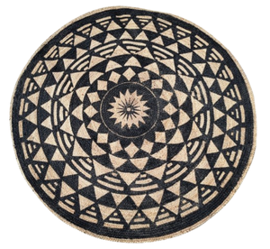 Alfombra Redonda de Yute Trenzado Hecha a Mano, Decoración Ecológica para el Hogar, Tapete Sostenible, Lista para Exportación al por Mayor - Product Image 4