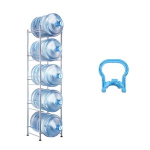 Portabottiglie per Acqua a 5 Livelli, Resistente, per Bottiglie da 5 Galloni, a Fila Singola con 5 Bottiglie, per Uso in Cucina - Product Image 5