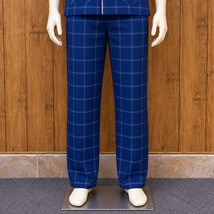 Herren-Pyjama-<span class=keywords><strong>Set</strong></span> mit kurzen Ärmeln, zweiteilig, mit Knopfleiste vorne und Taschen, lässige Nachtwäsche im Herbststil mit Seitentaschen - Product Image 5