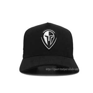 Casquettes de baseball à 5 panneaux avec broderie de logo personnalisée, en coton de haute qualité, visière incurvée, fermeture réglable, casquettes de papa brodées, Gorras - Product Image 2