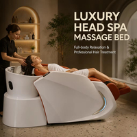 Fauteuil de lavage de cheveux automatique avec massage et bac en acrylique pour salon de coiffure, vente en gros, fabricant, CE OEM ODM