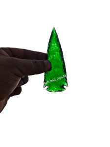 Pointe de flèche en verre façonnée à la main. - Product Image 4