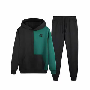 Survêtement d'entraînement décontracté pour homme à capuche, hiver, qualité supérieure, tissu extensible doux, tenue de sport pour la course à pied et la remise en forme - Product Image 1