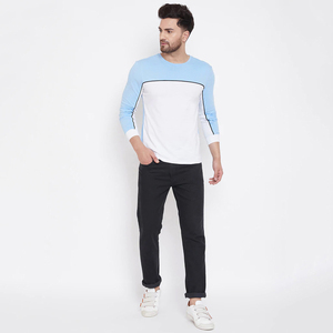 Nouveaux t-shirts à manches longues pour hommes, design tendance, prix bas, personnalisables, haute qualité, imperméables, coupe-vent, respirants, en polyester - Product Image 5
