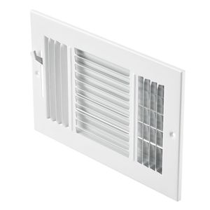 6 Griglie di Ventilazione in Ferro Antiruggine da 10 Pollici, Set da 6 Pezzi per Sistemi HVAC, Bocchette di Ventilazione a 3 Direzioni per Pavimento, Parete e Soffitto di Casa/Ufficio - Product Image 5