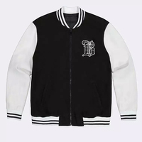 Veste de basket-ball personnalisée pour hommes et femmes, veste bomber varsity, broderie du logo de l'équipe, patchs, vêtements de sport universitaires, équipe scolaire