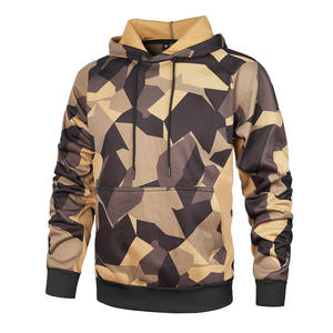 Sudadera con Capucha de Forro Polar para Hombre, Estilo Camuflaje, a la Moda, Venta al por Mayor, Informal, para Exteriores - Product Image 1