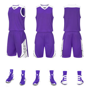 Uniformes de Baloncesto con Logotipo Personalizado al Por Mayor, Uniformes Deportivos con Tela Transpirable y Cómoda para Hombre - Product Image 5