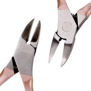 Coupe-ongles professionnels en acier inoxydable avec lames courbes et affûtées pour le soin des ongles des doigts, usage adulte - Product Image 2