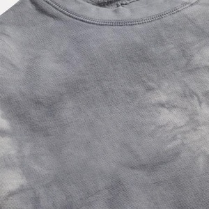 เสื้อสเวตเชิ้ตคอกลมผู้ชาย ผ้าฟลีซถักน้ำหนัก 280 กรัม สีดำ วินเทจ ทรงโอเวอร์ไซส์ ลุคทำเก่า ซักย้อมสีหิน/สีเอซิด ระบายอากาศได้ดี เหมาะสำหรับฤดูหนาว รับสั่งทำ - Product Image 6