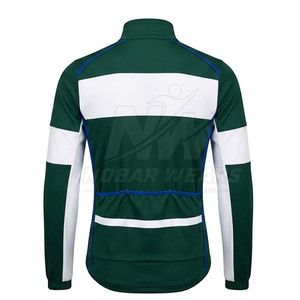 Lightweight <b>Cycling</b> Sports <b>Jacket</b> With Breathable Fabric Wind Resistant Finish Full Zip Front Reflective Trim Comfortable Fit - Product Image 3