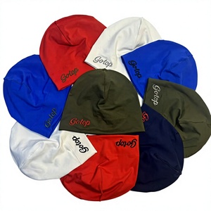 Bonnets de cyclisme et de randonnée doublés de satin personnalisés avec logo brodé sur mesure, bonnets de ski unisexes pour le sport - Product Image 5