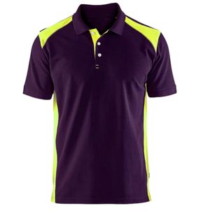 Camiseta Polo de Trabajo de Secado Rápido, Anti-UV, de Algodón y Poliéster Pique, con Cuello Acanalado, para Adultos, con Impresión por Transferencia de Calor y Logotipo Personalizado - Product Image 3
