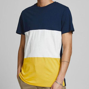 เสื้อยืดผู้ชายคุณภาพสูง 100% โพลีเอสเตอร์ สำหรับฤดูร้อน สกรีนโลโก้แบรนด์ของคุณเองด้านหน้า คอกลม ทรงหลวม แขนสั้น ระบายอากาศได้ดี - Product Image 1
