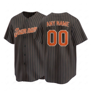 Factory Baseball Youth Uniform Set Button up Custom Embroidery Sublimated Printed Men's Baseball <b>t</b> <b>Shirts</b> Baseball Jersey - Product Image 1