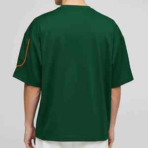 T-shirt pour homme de style sportif surdimensionné personnalisé, respirant, coupe ample, streetwear - Product Image 4