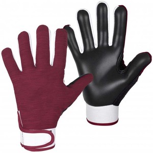 Gants de football gaélique personnalisés, antidérapants, avec sangle de poignet réglable, unisexe, toutes saisons, en cuir et caoutchouc, fournisseur OEM de gants d'entraînement - Product Image 1