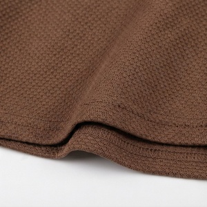 Women A-Line Mini <b>Skirt</b> Solid Color <b>Elastic</b> Waist Comfortable Casual Woven Polyester Brown - Product Image 6