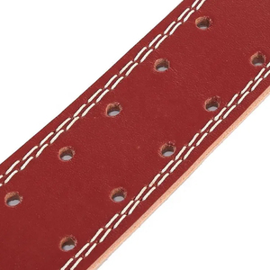 Cinturón de Soporte Lumbar Profesional para Levantamiento de Pesas, de Cuero Genuino, para Gimnasio y Entrenamiento, con Logotipo Personalizado - Product Image 4